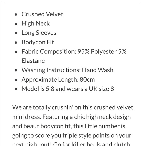 New pink Velvet dress size Small - Picture 4 of 4